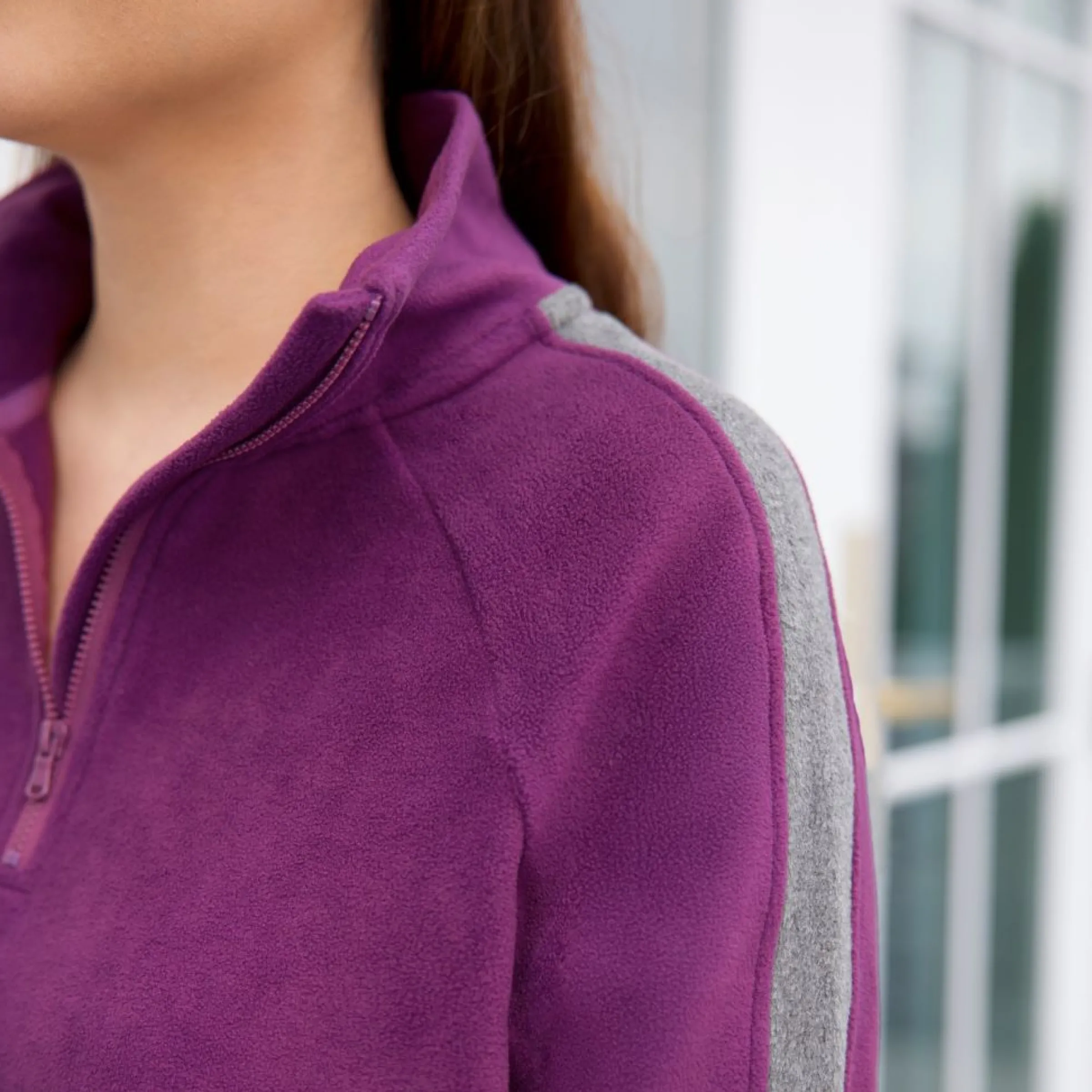 Hot x Jennifer Lake Fleecewear with Stretch Half-Zip Pullover Women Lounge|Wraps + Hoodies