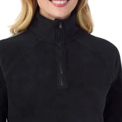 Hot x Jennifer Lake Fleecewear with Stretch Half-Zip Pullover Women Lounge|Wraps + Hoodies