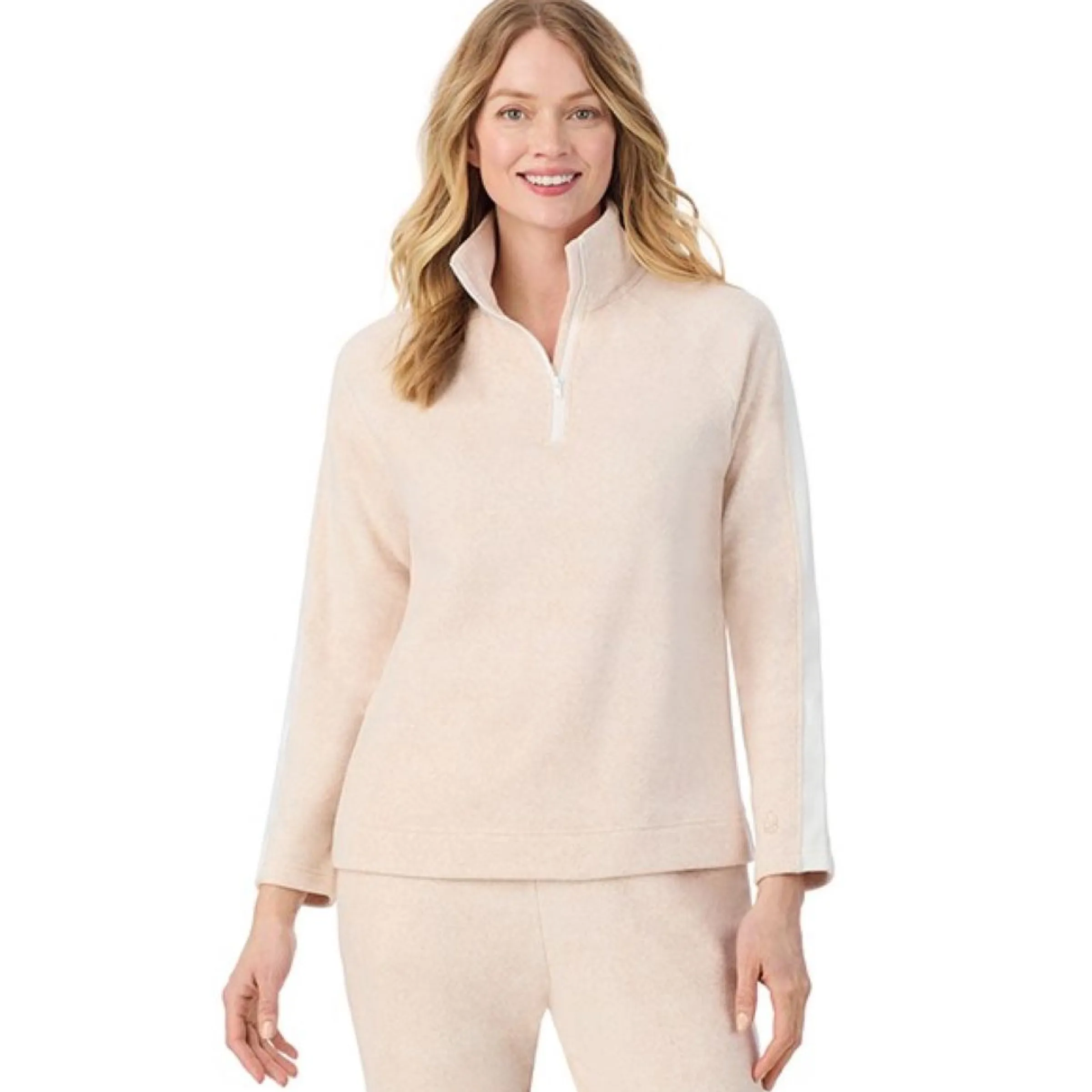 Hot x Jennifer Lake Fleecewear with Stretch Half-Zip Pullover Women Lounge|Wraps + Hoodies