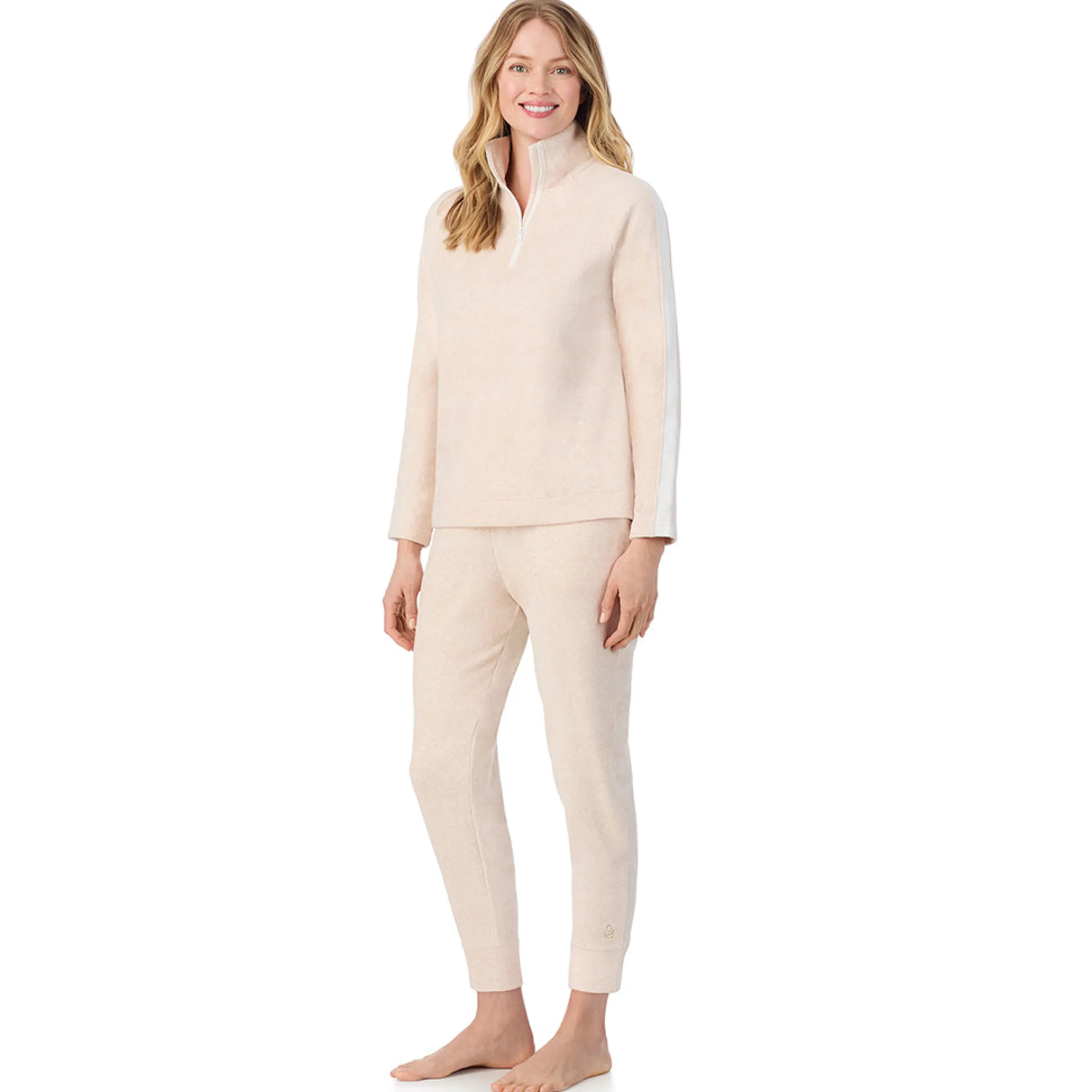 Hot x Jennifer Lake Fleecewear with Stretch Half-Zip Pullover Women Lounge|Wraps + Hoodies