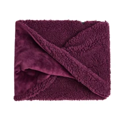Double Plush Velour and Sherpa Reversible Neckwarmer Women Scarves|Women's Accessories