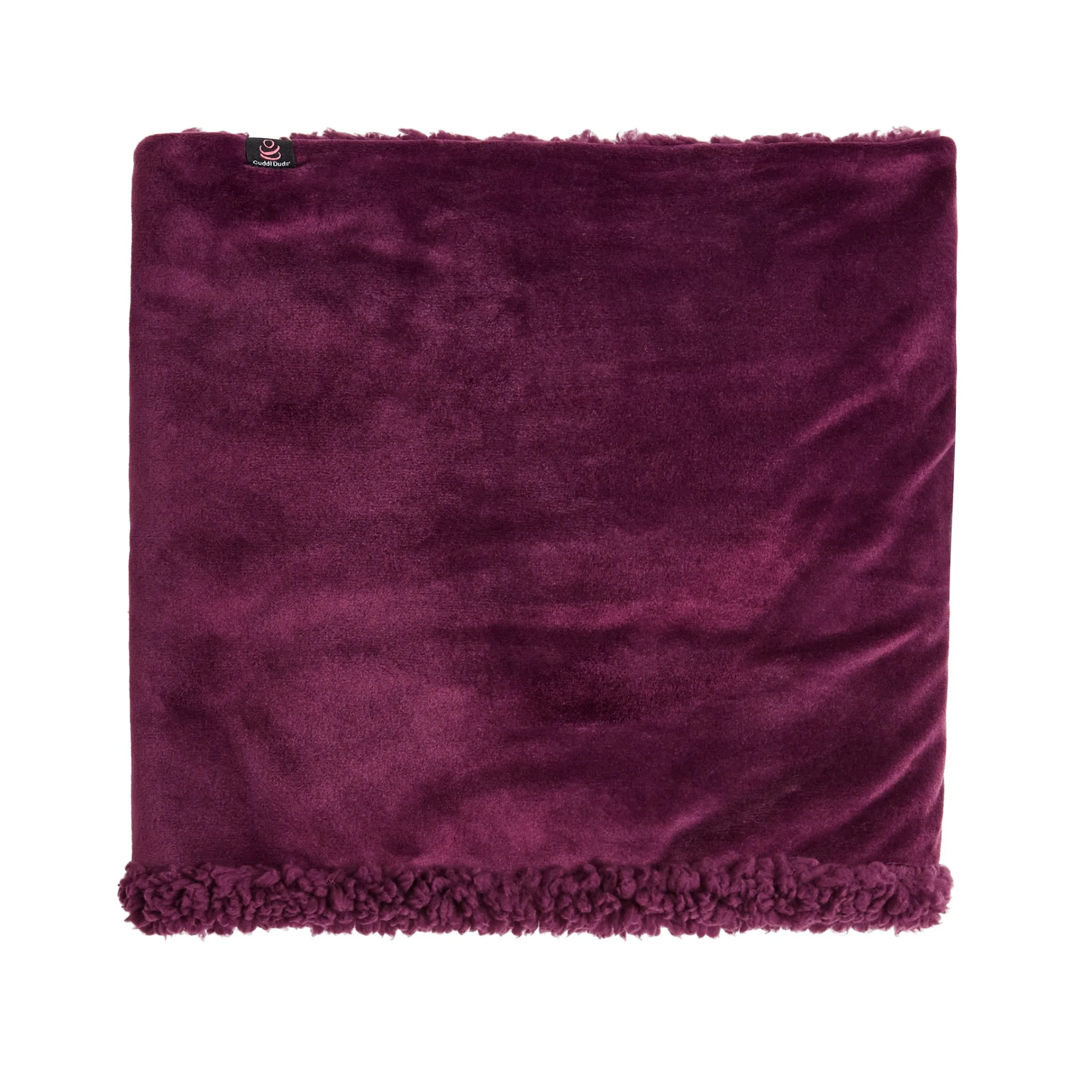 Double Plush Velour and Sherpa Reversible Neckwarmer Women Scarves|Women's Accessories