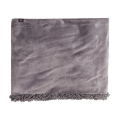 Double Plush Velour and Sherpa Reversible Neckwarmer Women Scarves|Women's Accessories