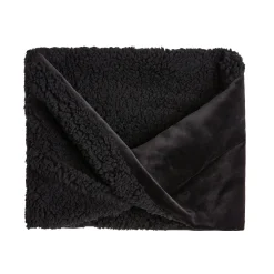 Double Plush Velour and Sherpa Reversible Neckwarmer Women Scarves|Women's Accessories