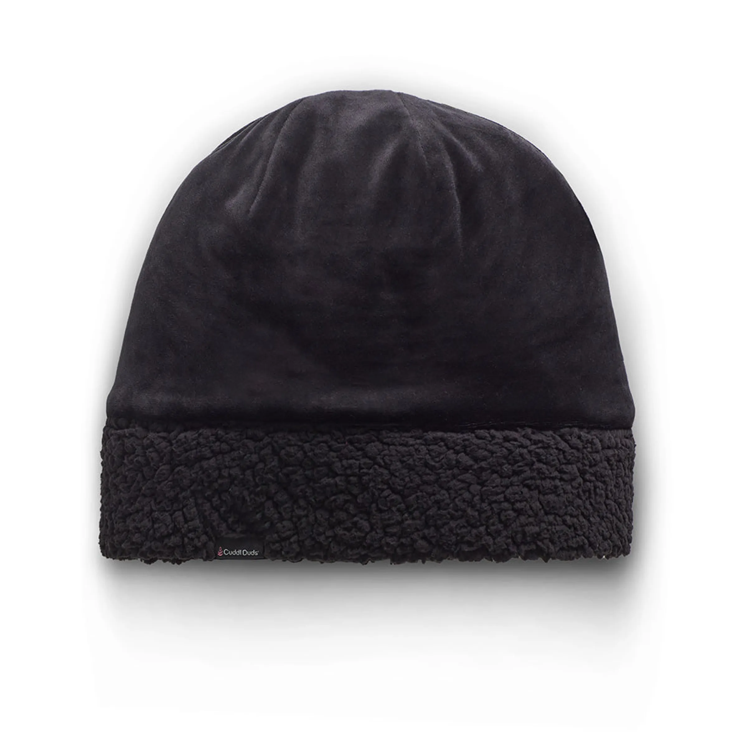 New Double Plush Velour Hat with Sherpa Cuff Women Hats|Women's Accessories