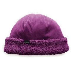 New Double Plush Velour Hat with Sherpa Cuff Women Hats|Women's Accessories