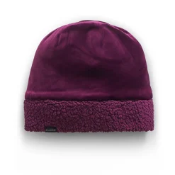 New Double Plush Velour Hat with Sherpa Cuff Women Hats|Women's Accessories