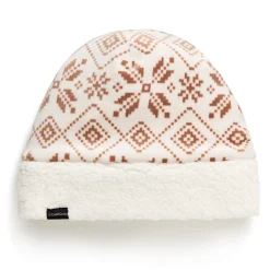 New Double Plush Velour Hat with Sherpa Cuff Women Hats|Women's Accessories
