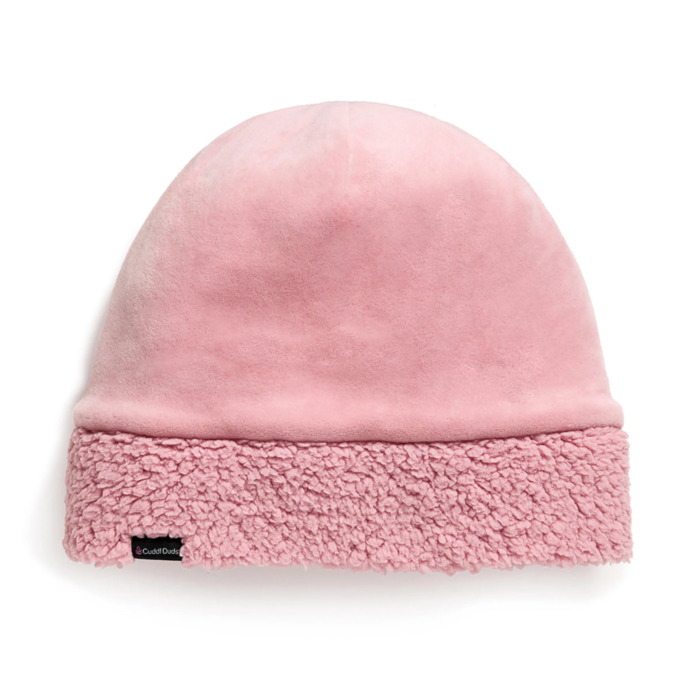 New Double Plush Velour Hat with Sherpa Cuff Women Hats|Women's Accessories