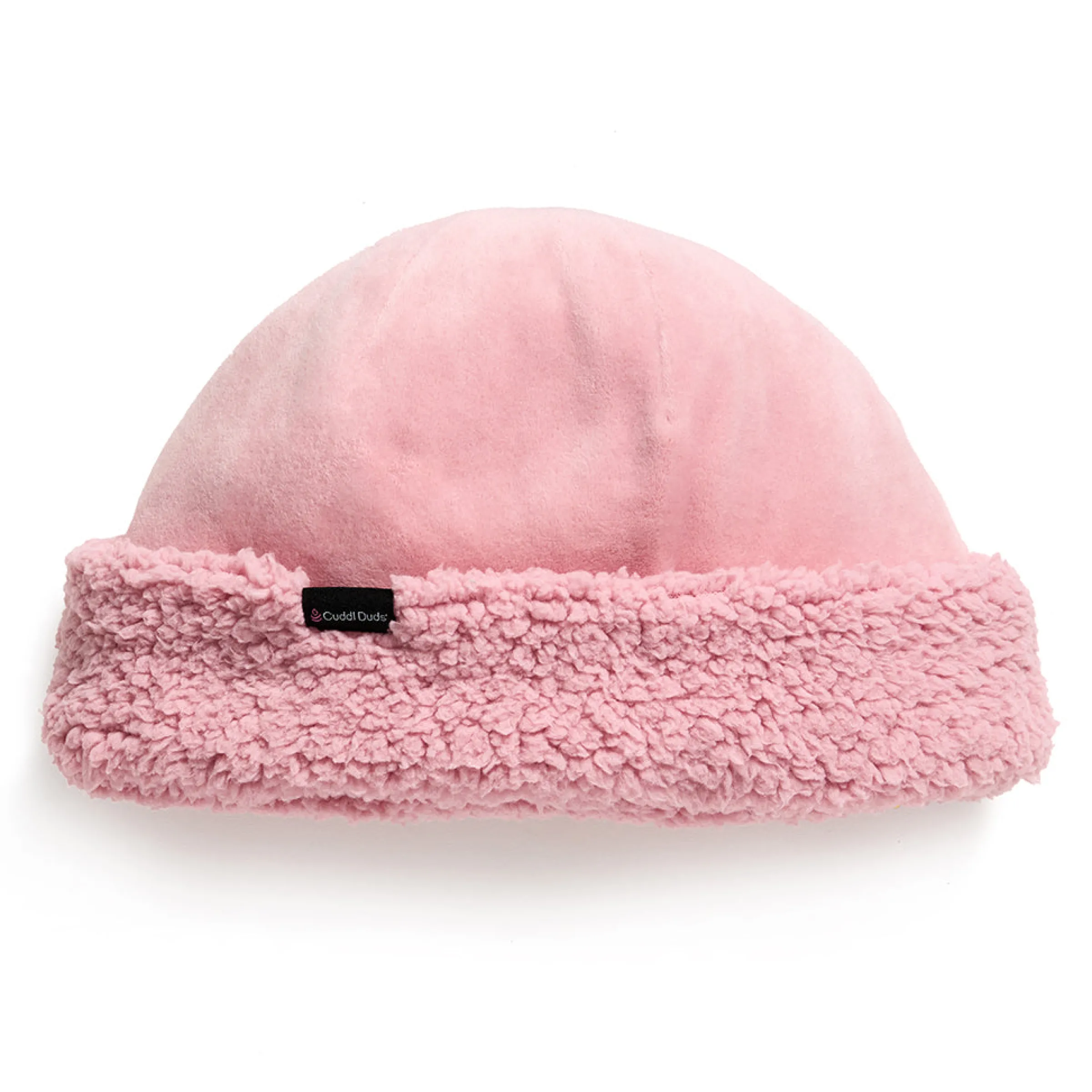 New Double Plush Velour Hat with Sherpa Cuff Women Hats|Women's Accessories