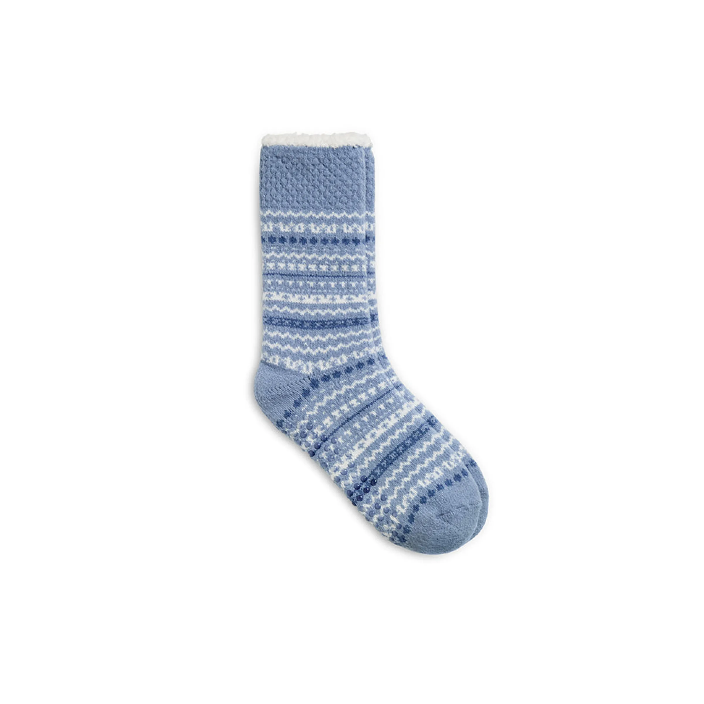 Online Fairisle Popcorn Cozy Lined Lounge Crew Sock Women Socks|Women's Accessories
