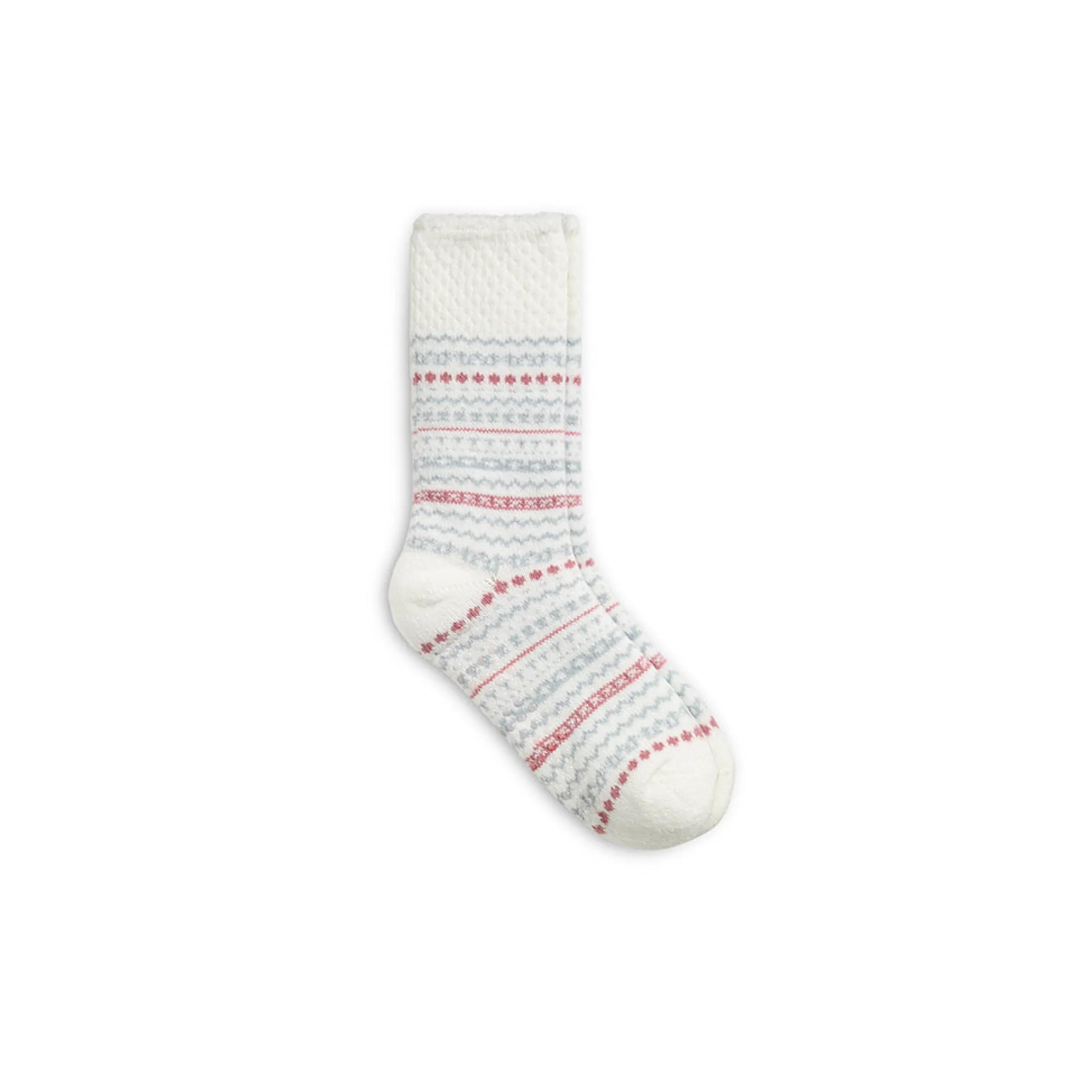 Online Fairisle Popcorn Cozy Lined Lounge Crew Sock Women Socks|Women's Accessories