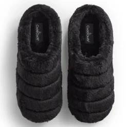 Faux Fur Puff Clog Slipper Women Slippers|Women's Accessories
