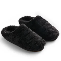 Faux Fur Puff Clog Slipper Women Slippers|Women's Accessories
