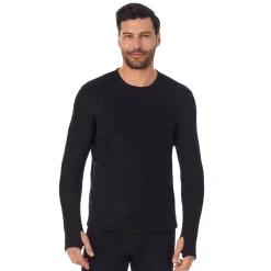 Online Fleecewear Long Sleeve Crew Tops