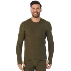Online Fleecewear Long Sleeve Crew Tops