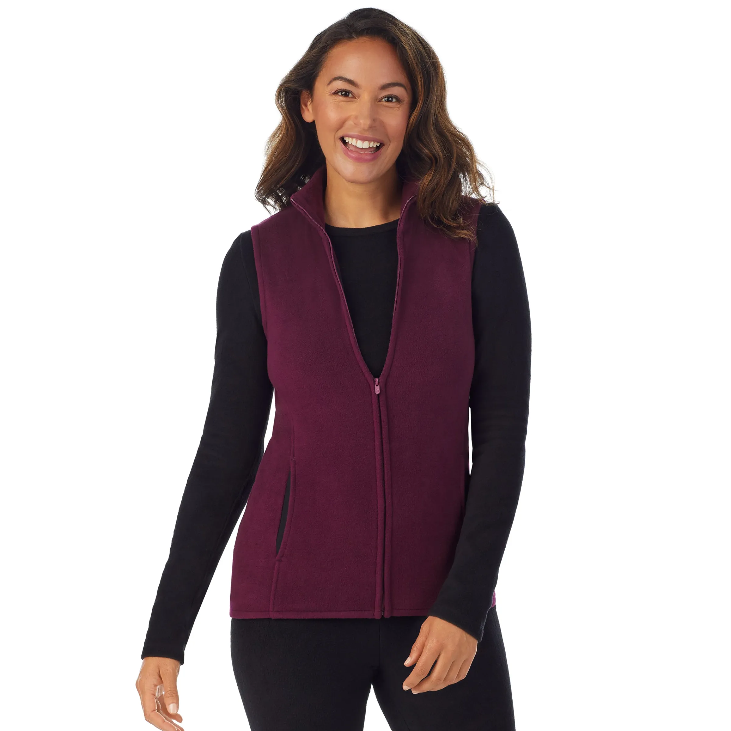 Sale Fleecewear With Stretch Full Zip Vest Women Lounge|Wraps + Hoodies
