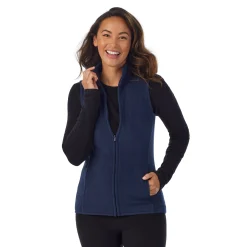 Sale Fleecewear With Stretch Full Zip Vest Women Lounge|Wraps + Hoodies