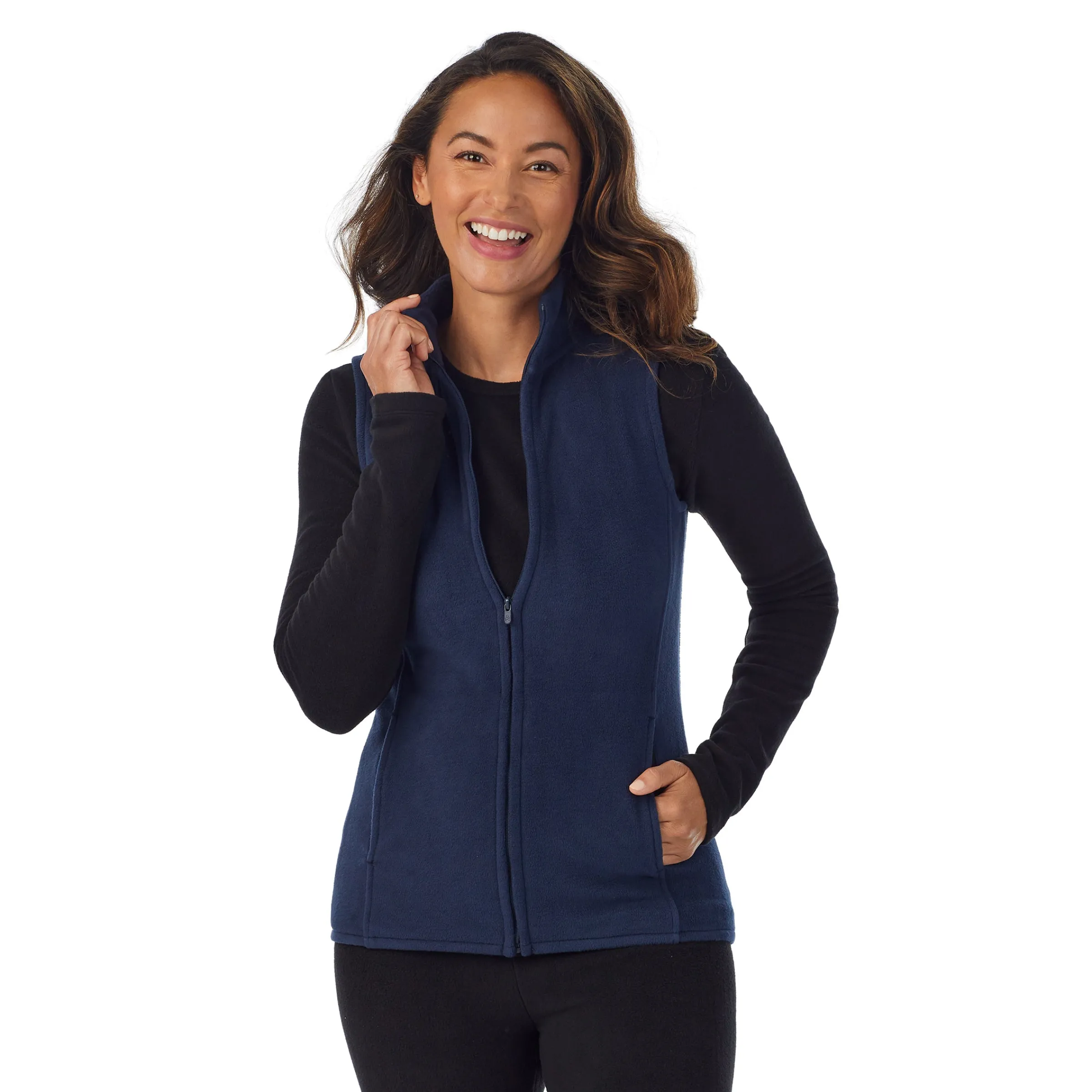 Sale Fleecewear With Stretch Full Zip Vest Women Lounge|Wraps + Hoodies