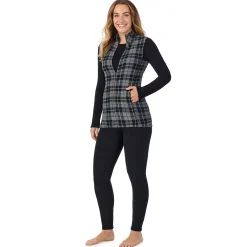 Sale Fleecewear With Stretch Full Zip Vest Women Lounge|Wraps + Hoodies