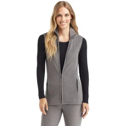 Sale Fleecewear With Stretch Full Zip Vest Women Lounge|Wraps + Hoodies
