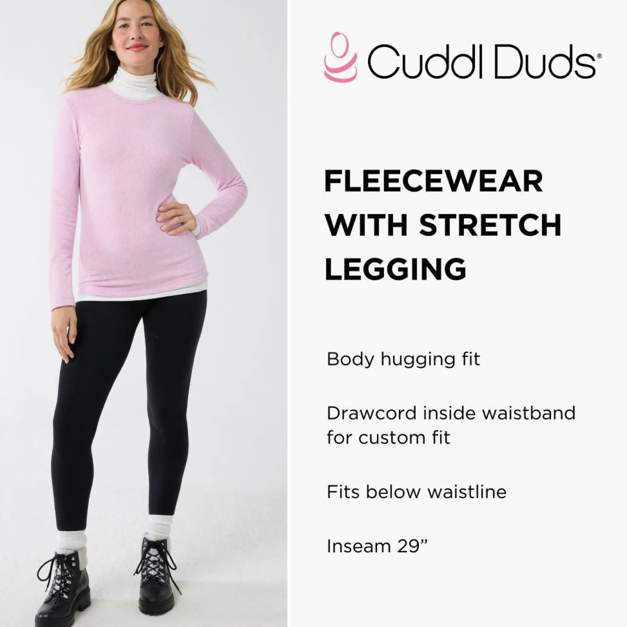 Discount Fleecewear With Stretch Legging Women Bottoms