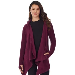 Discount Fleecewear With Stretch Long Sleeve Hooded Wrap Women Lounge|Wraps + Hoodies