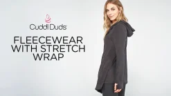 Discount Fleecewear With Stretch Long Sleeve Hooded Wrap Women Lounge|Wraps + Hoodies