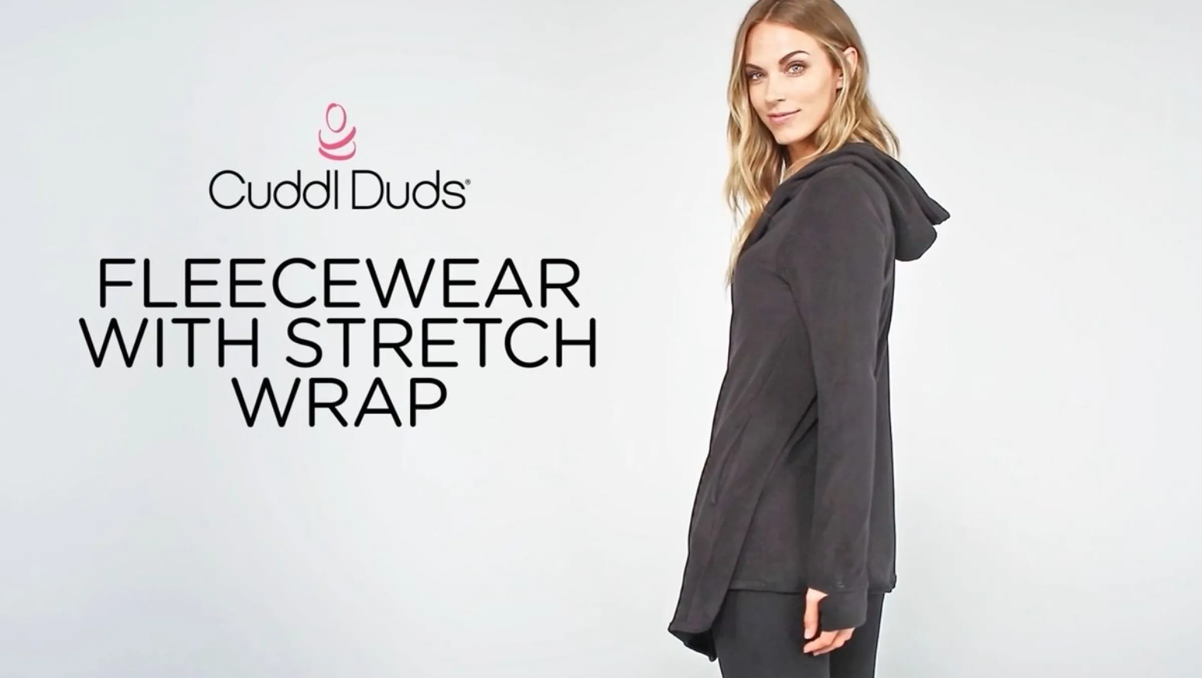 Discount Fleecewear With Stretch Long Sleeve Hooded Wrap Women Lounge|Wraps + Hoodies