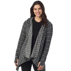 Discount Fleecewear With Stretch Long Sleeve Hooded Wrap Women Lounge|Wraps + Hoodies