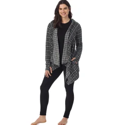 Discount Fleecewear With Stretch Long Sleeve Hooded Wrap Women Lounge|Wraps + Hoodies