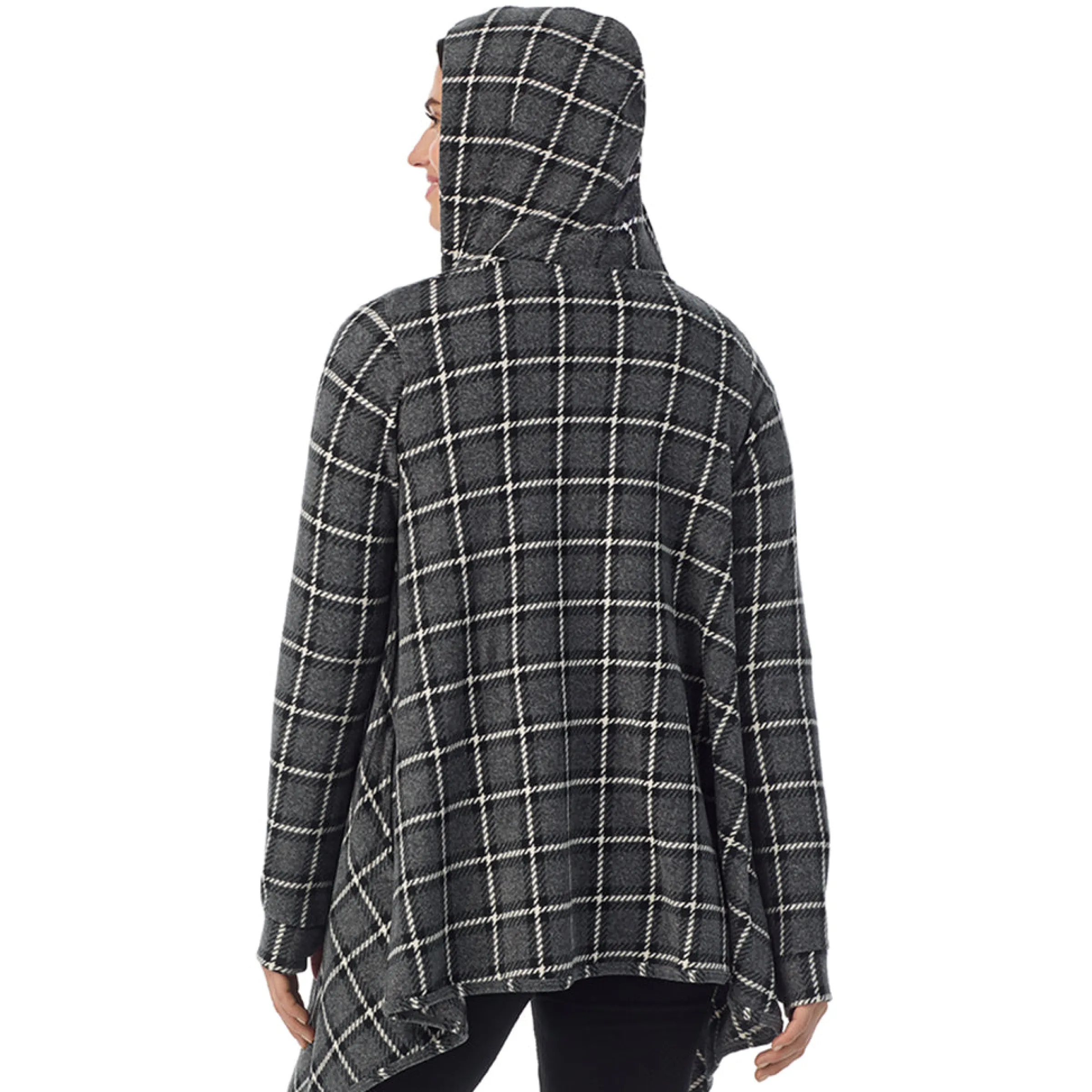 Discount Fleecewear With Stretch Long Sleeve Hooded Wrap Women Lounge|Wraps + Hoodies