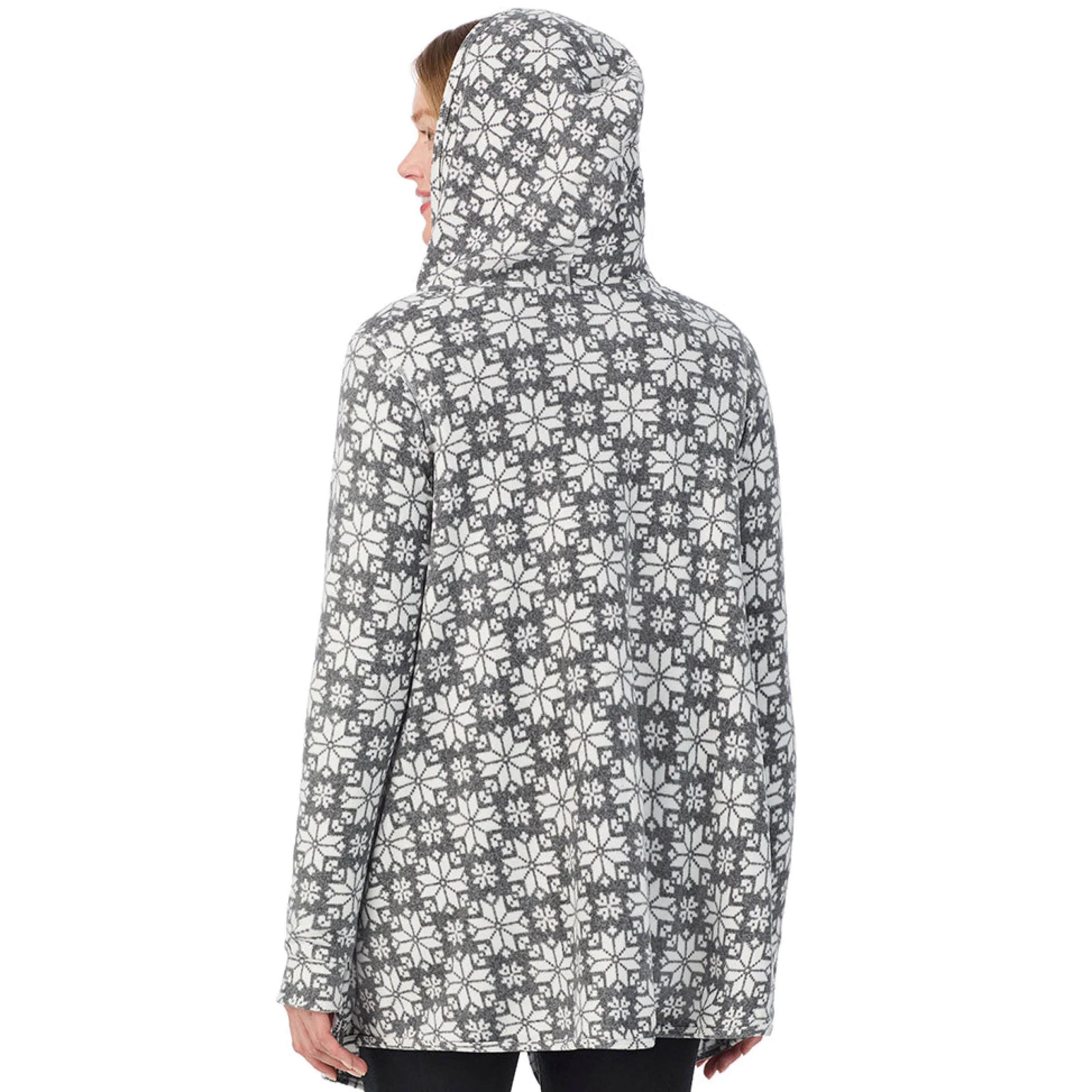 Discount Fleecewear With Stretch Long Sleeve Hooded Wrap Women Lounge|Wraps + Hoodies