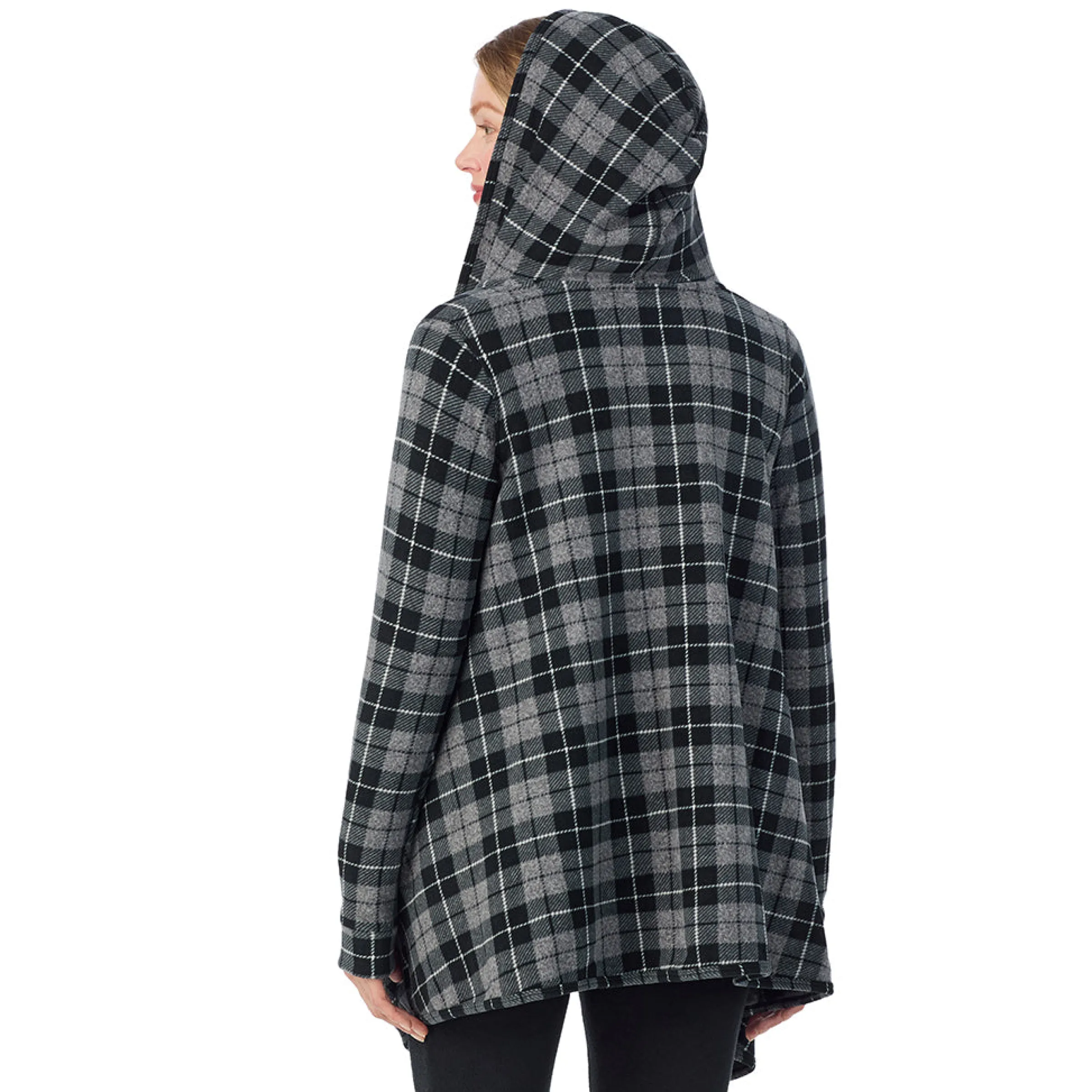 Discount Fleecewear With Stretch Long Sleeve Hooded Wrap Women Lounge|Wraps + Hoodies
