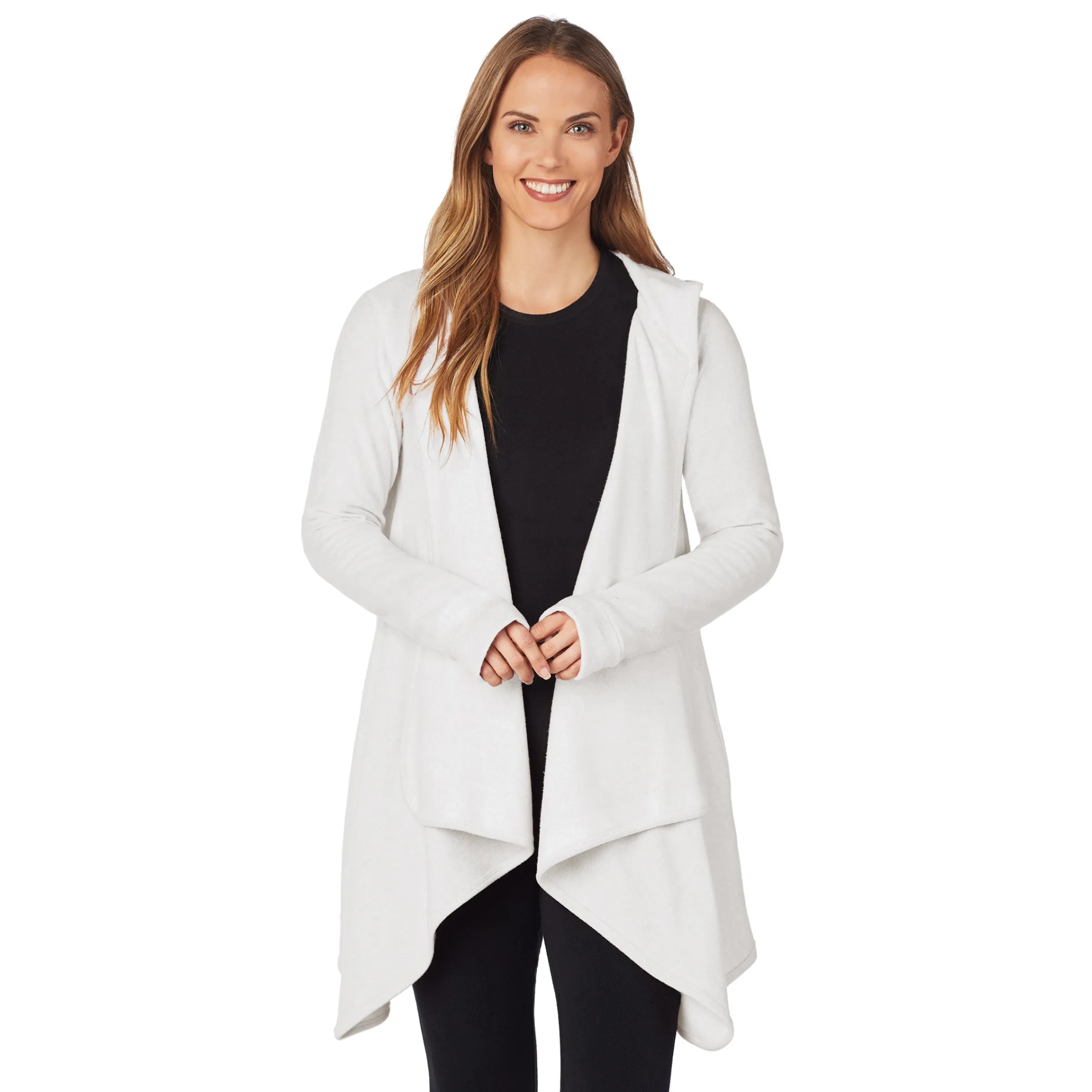 Discount Fleecewear With Stretch Long Sleeve Hooded Wrap Women Lounge|Wraps + Hoodies
