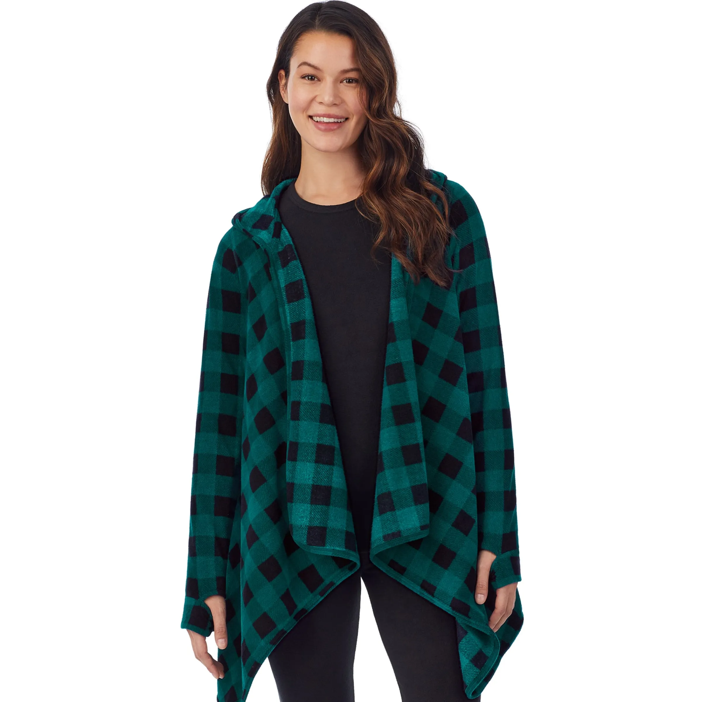 Discount Fleecewear With Stretch Long Sleeve Hooded Wrap Women Lounge|Wraps + Hoodies