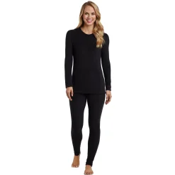 Fleecewear With Stretch Long Sleeve Crew TALL Women Petite + Tall|Long Sleeves