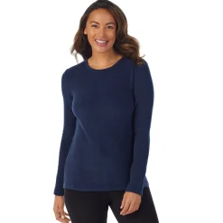 Fleecewear With Stretch Long Sleeve Crew TALL Women Petite + Tall|Long Sleeves