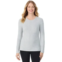 Fleecewear With Stretch Long Sleeve Crew TALL Women Petite + Tall|Long Sleeves