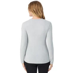 Fleecewear With Stretch Long Sleeve Crew TALL Women Petite + Tall|Long Sleeves