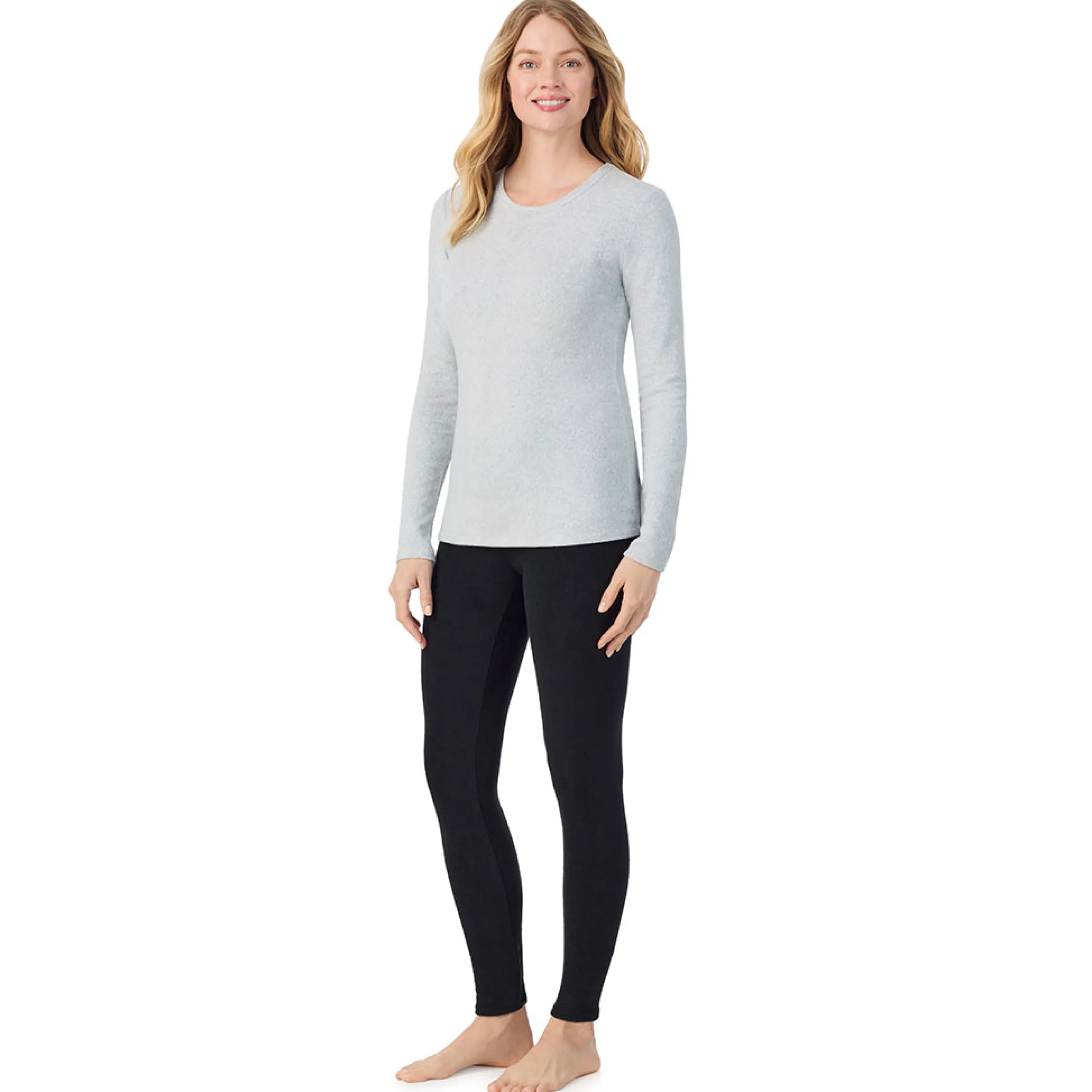 Fleecewear With Stretch Long Sleeve Crew TALL Women Petite + Tall|Long Sleeves