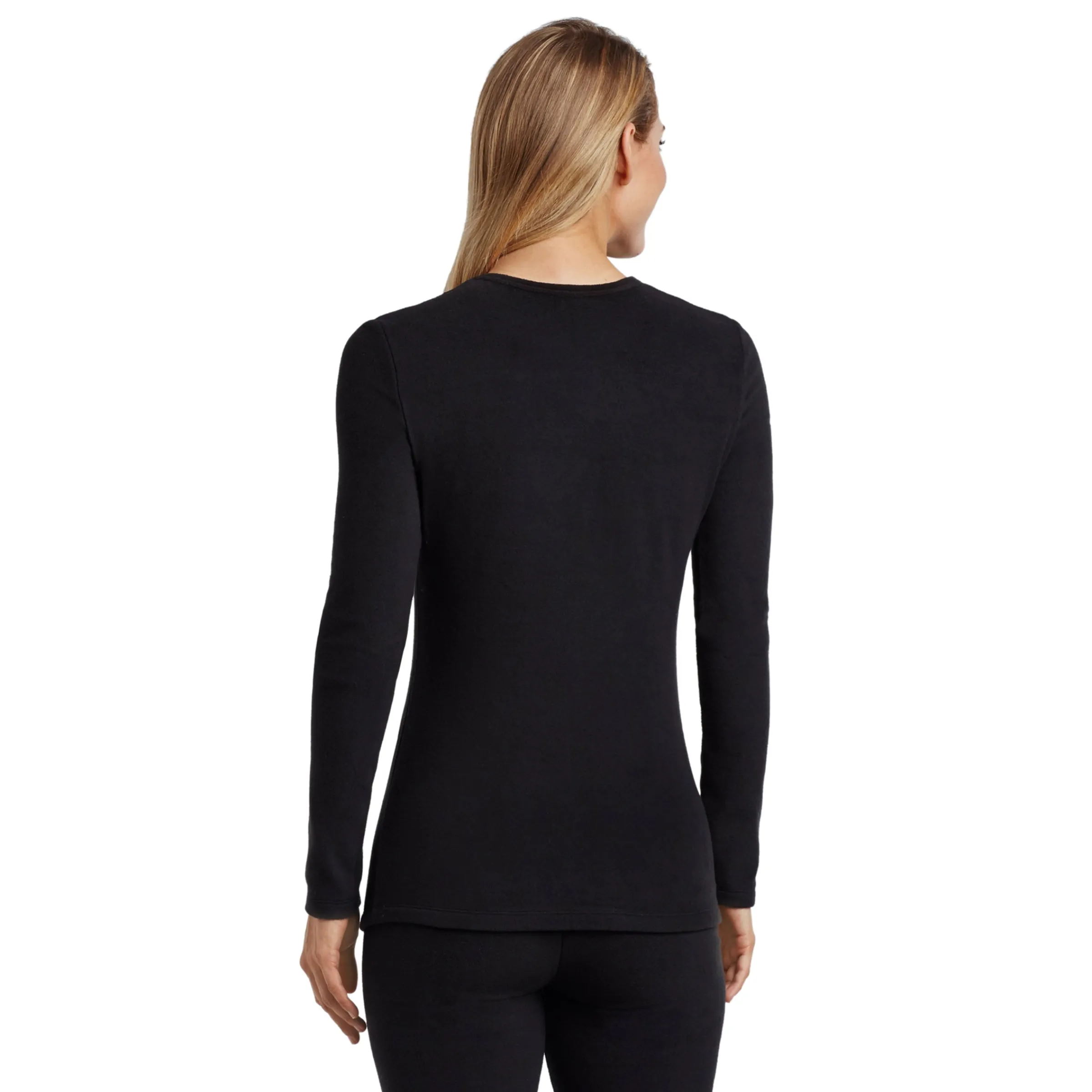 Fleecewear With Stretch Long Sleeve Crew TALL Women Petite + Tall|Long Sleeves