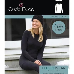 Fleecewear With Stretch Long Sleeve Crew TALL Women Petite + Tall|Long Sleeves