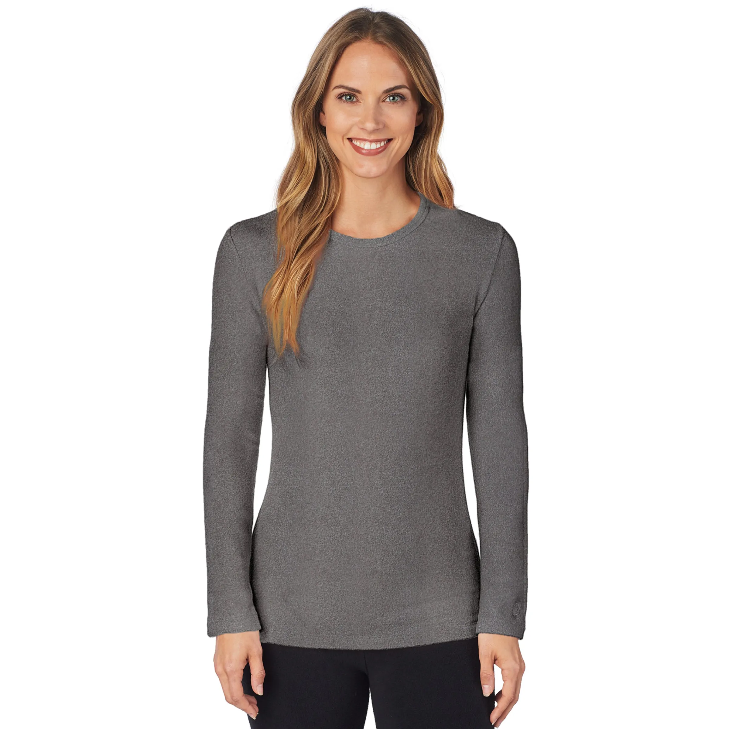 Fleecewear With Stretch Long Sleeve Crew TALL Women Petite + Tall|Long Sleeves