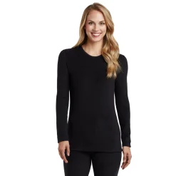 Online Fleecewear With Stretch Long Sleeve Crew PETITE Women Petite + Tall|Long Sleeves