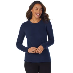 Online Fleecewear With Stretch Long Sleeve Crew PETITE Women Petite + Tall|Long Sleeves
