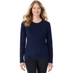 Online Fleecewear With Stretch Long Sleeve Crew PETITE Women Petite + Tall|Long Sleeves