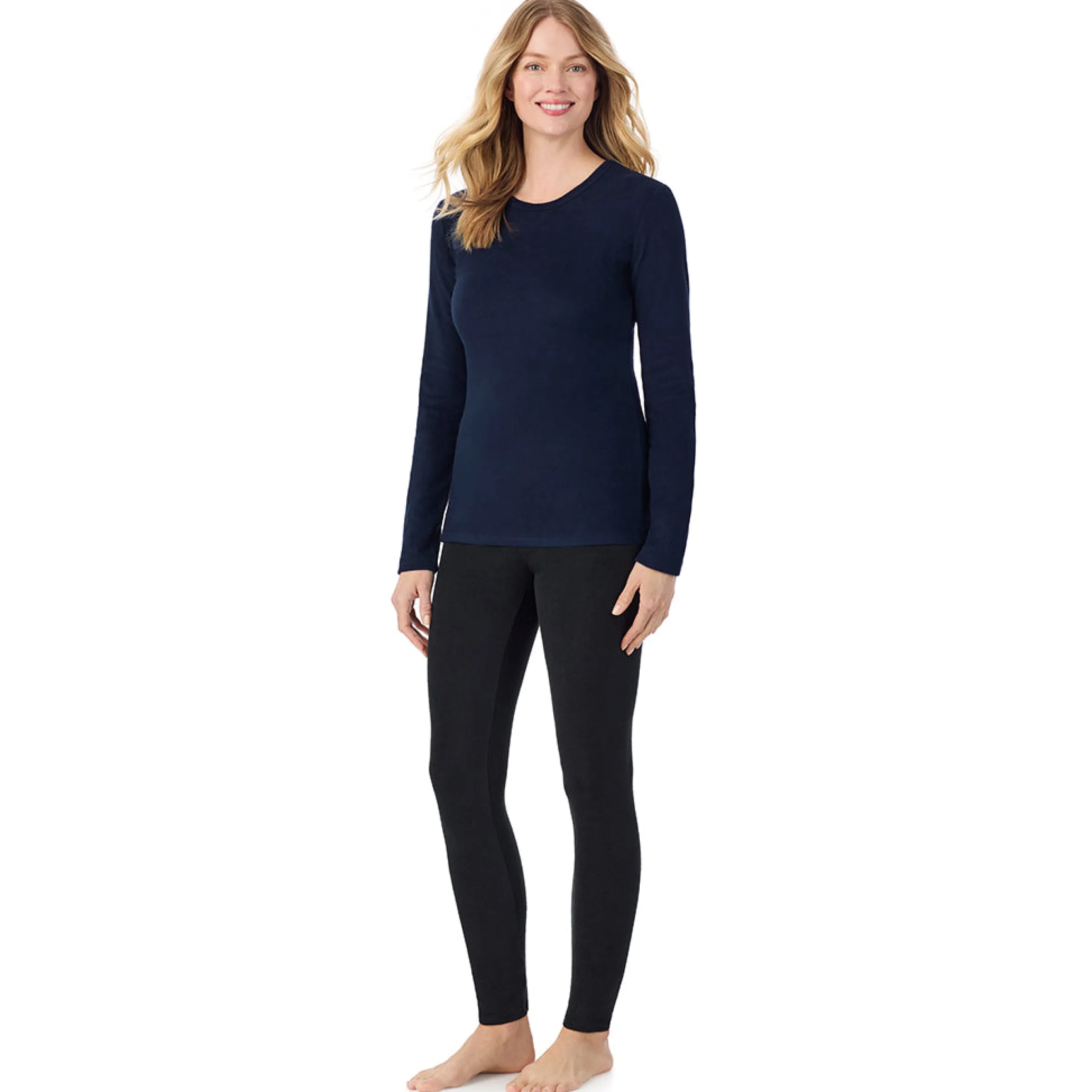 Online Fleecewear With Stretch Long Sleeve Crew PETITE Women Petite + Tall|Long Sleeves
