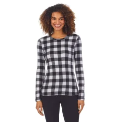 Online Fleecewear With Stretch Long Sleeve Crew PETITE Women Petite + Tall|Long Sleeves