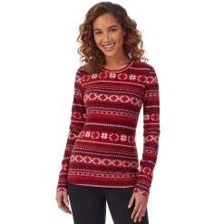 Online Fleecewear With Stretch Long Sleeve Crew PETITE Women Petite + Tall|Long Sleeves